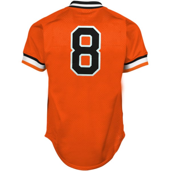 Cal Ripken Jr Baltimore Orioles 1988 Authentic Cooperstown Collection Mesh Batting Practice Jersey - Orange