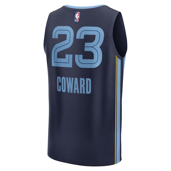 Cedric Coward Memphis Grizzlies  Youth 2025 NBA Draft First Round Pick Fast Break Replica Jersey - Icon Edition - Navy