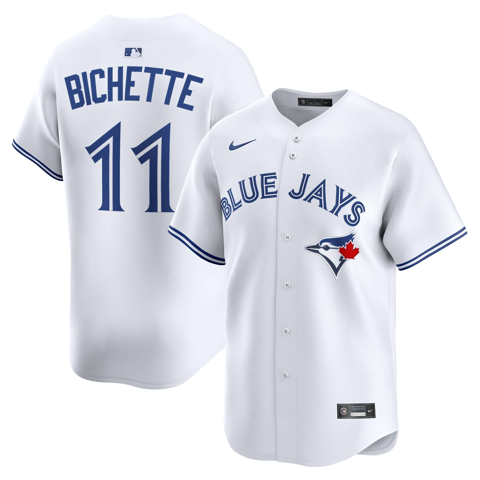 Bo Bichette Toronto Blue Jays Nike Alternate 2 Limited Jersey - Powder Blue/White