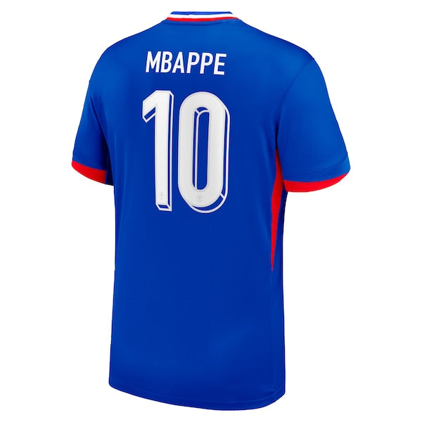 Kylian Mbappe France National Team Nike Youth 2024 Home Replica Jersey - Blue/White