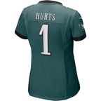 Jalen Hurts Philadelphia Eagles Nike Women's Team Game Jersey - Midnight Green