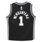 Victor Wembanyama San Antonio Spurs Nike Preschool Swingman Player Jersey - Icon Edition - Black