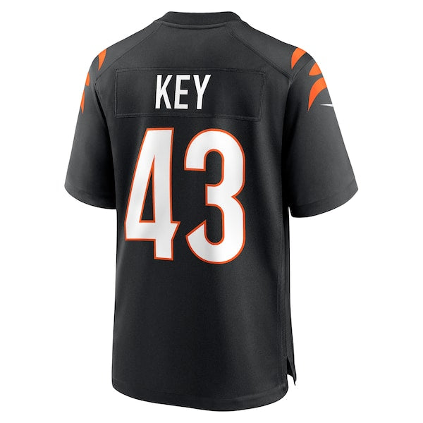 Jaylen Key Cincinnati Bengals Nike Team Game Jersey -  Black