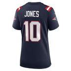 Mac Jones New England Patriots Nike Women's Team Game Jersey - Navy