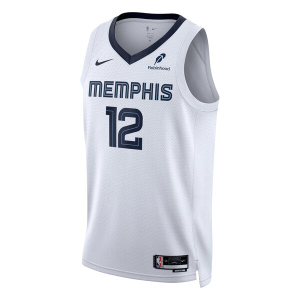 Ja Morant Memphis Grizzlies Nike Unisex Swingman Badge Player Jersey - Association Edition - White
