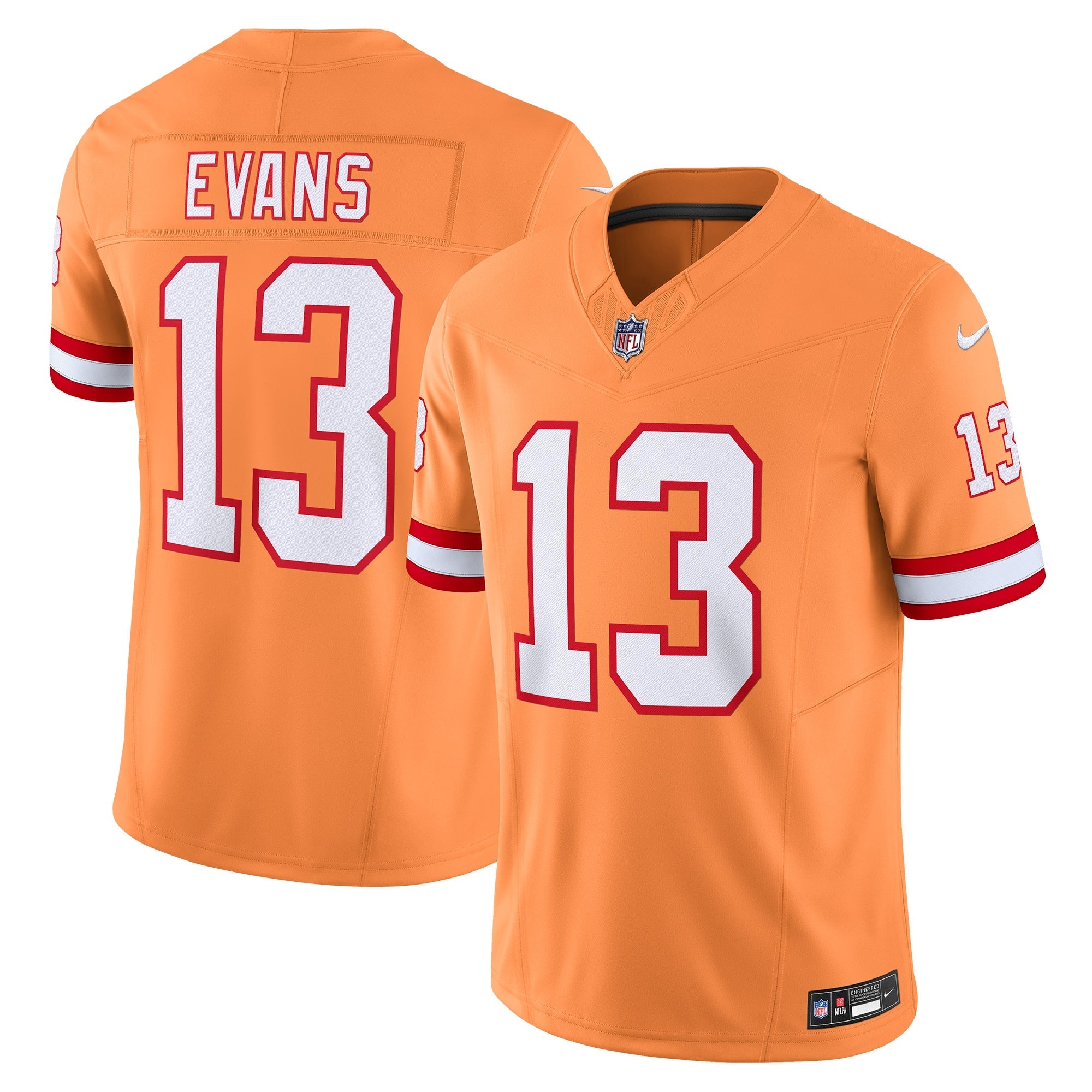 Mike Evans '76 Tampa Bay Buccaneers Nike  Vapor F.U.S.E. Player Limited Jersey - White/Orange
