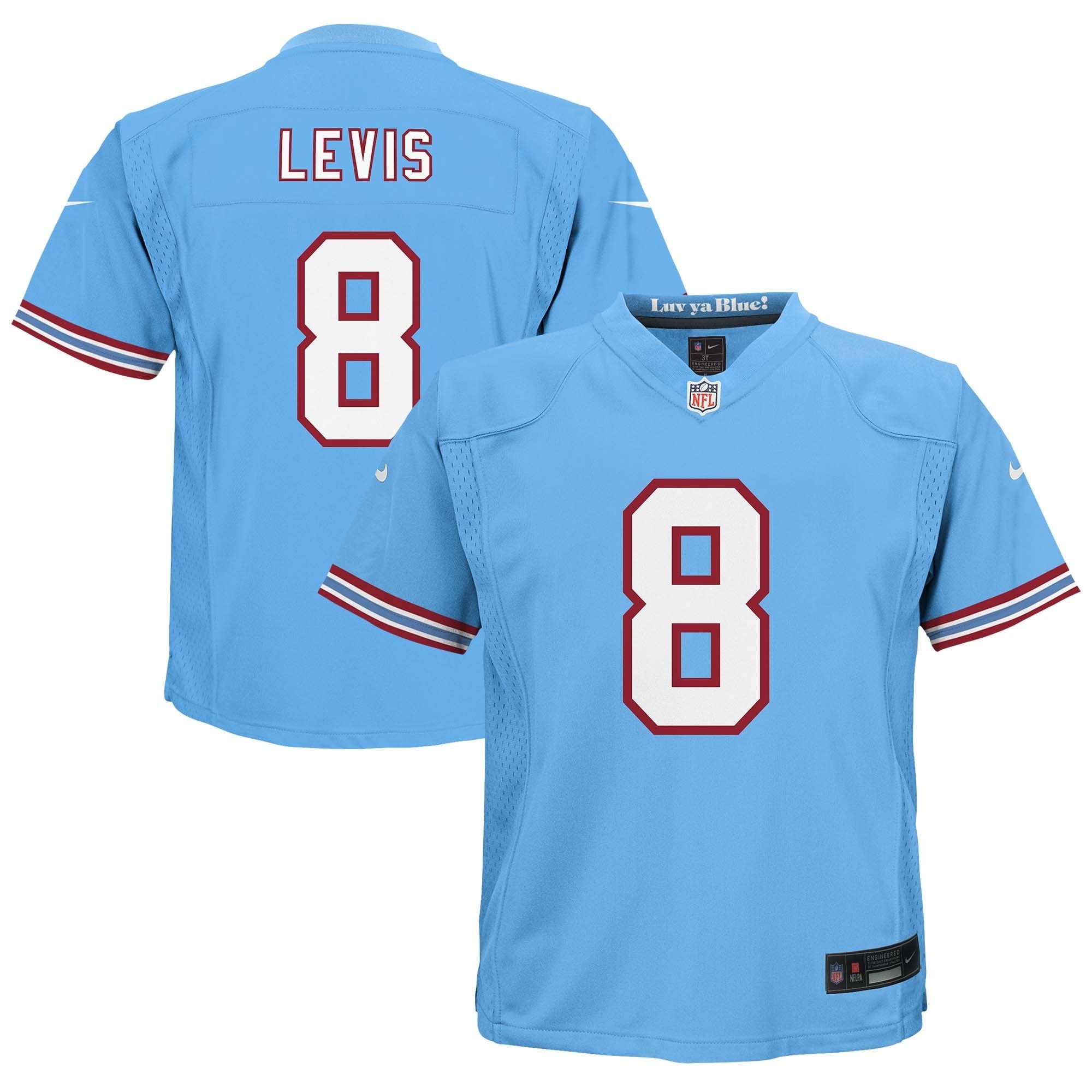 Will Levis Tennessee Titans Nike Toddler Game Jersey - Navy/Light Blue