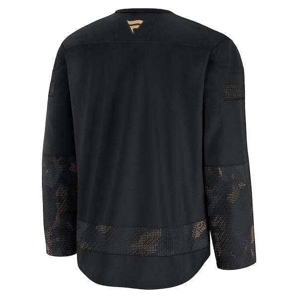 New York Rangers  2024 Military Appreciation Practice Jersey - Black