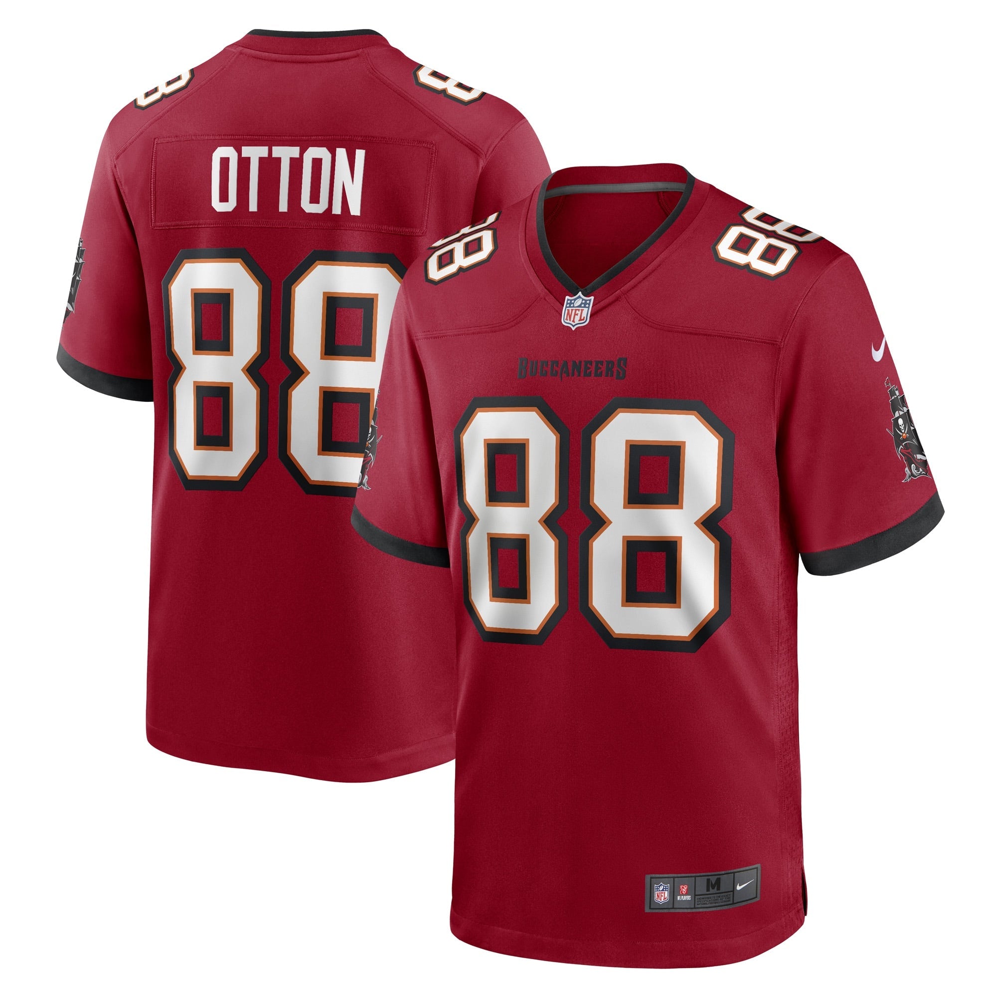 Cade Otton Tampa Bay Buccaneers Nike Throwback Game Jersey - Orange/Red