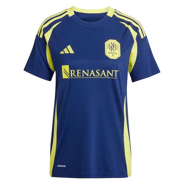 Jacob Shaffelburg Nashville SC adidas Women's 2025 The Heart of Nashville Kit Replica Player Jersey - Navy