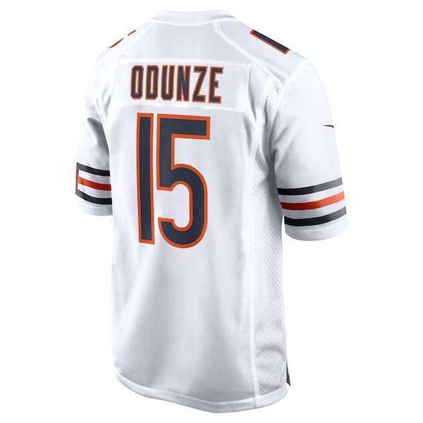 Rome Odunze Chicago Bears Nike Game Jersey -  White/Orange