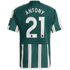 Antony Manchester United adidas Youth 2023/24 Away Replica Player Jersey - Green