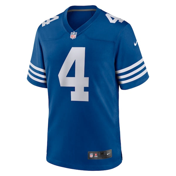 Sam Ehlinger Indianapolis Colts Nike Game Player Jersey - Blue/Royal