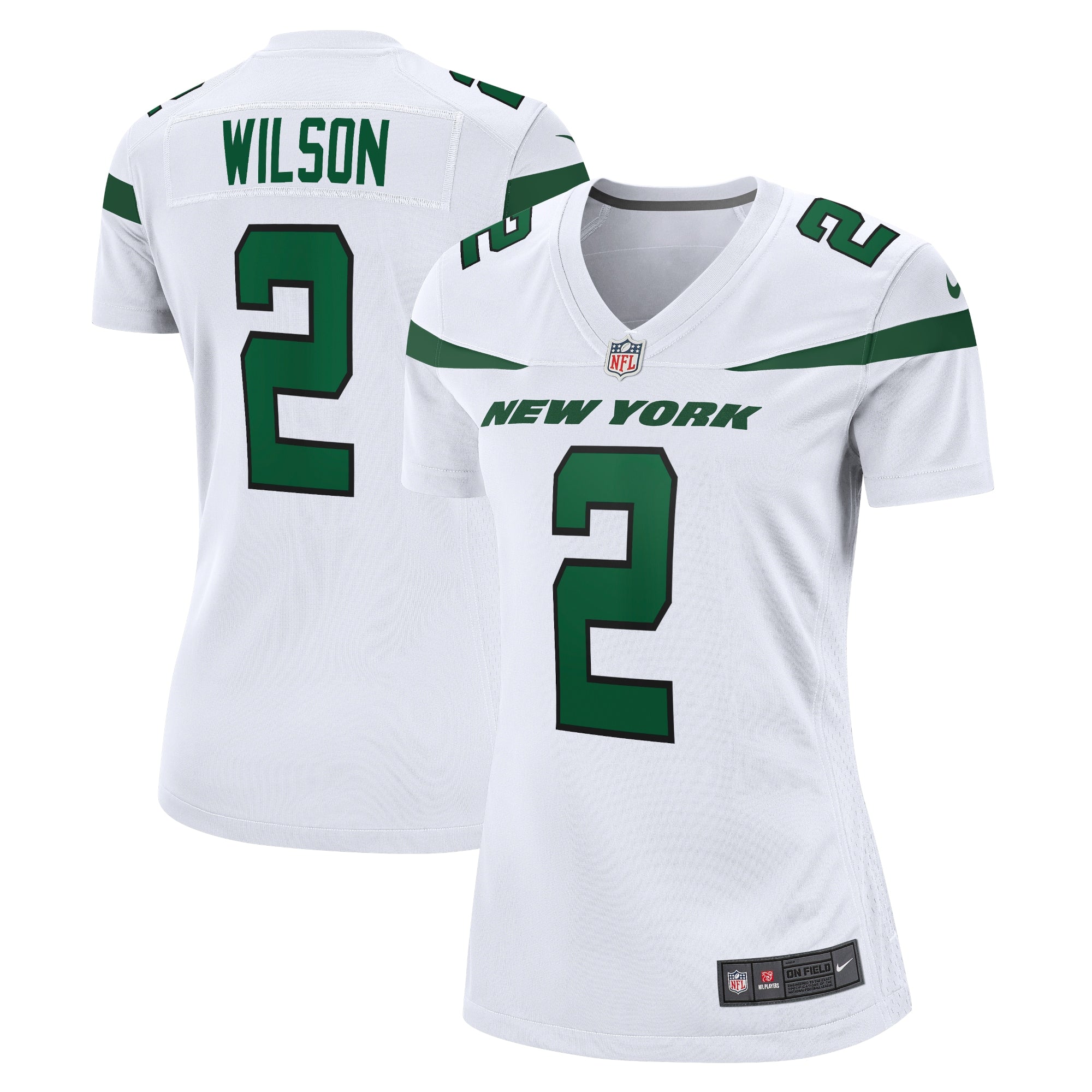 Zach Wilson New York Jets Nike Women's Player Jersey - Green/Black/White