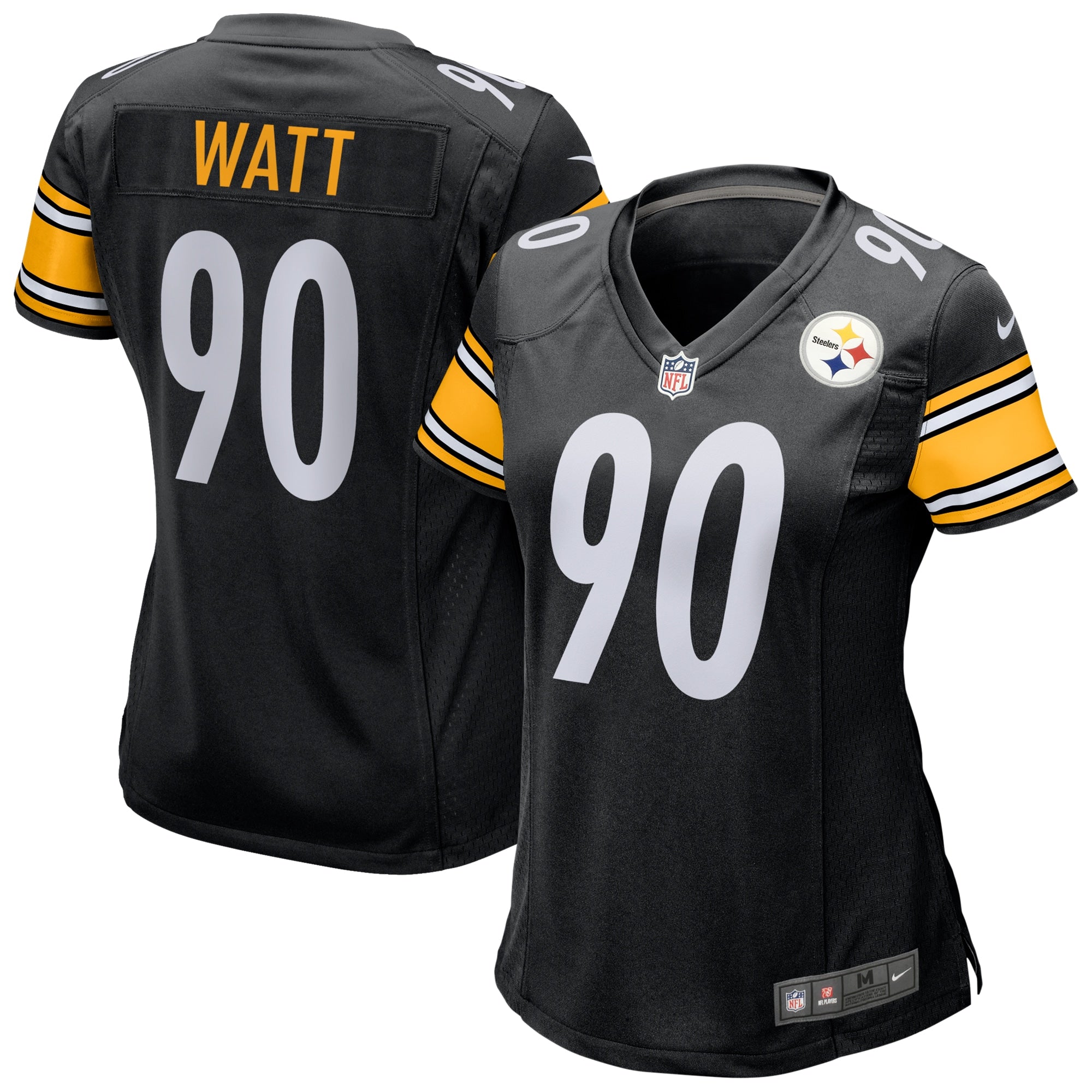 T.J. Watt Pittsburgh Steelers Nike Women's Alternate 1933 Throwback Game Jersey - Gold/Black