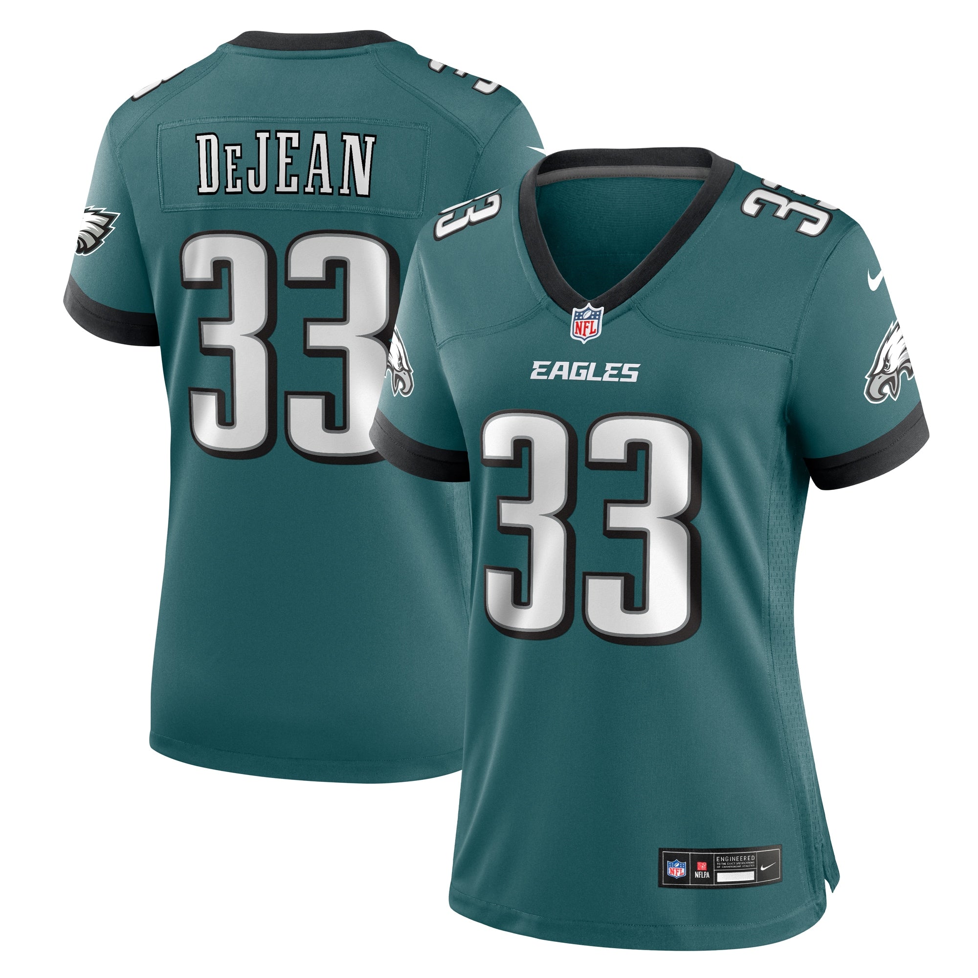 Cooper DeJean Philadelphia Eagles Nike Women's Alternate Game Jersey -  Kelly Green/Green