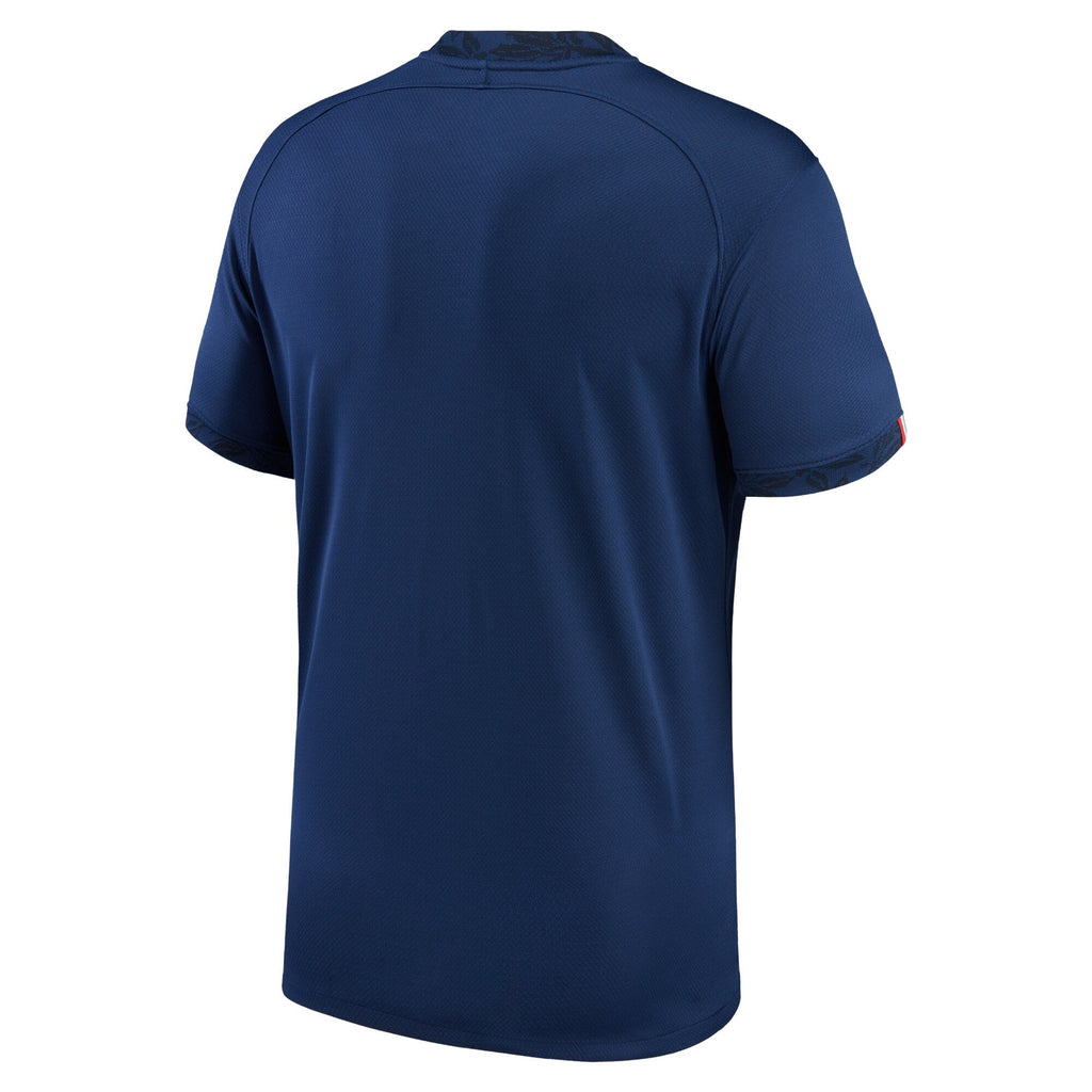 Custom France National Team Nike 2022/23 Home Authentic Blank Jersey - Navy