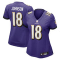 Diontae Johnson Baltimore Ravens Nike Women's Player Game Jersey - Purple