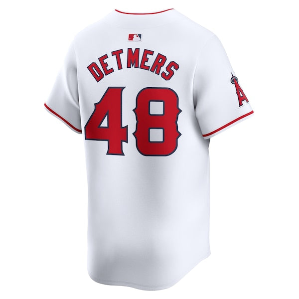 Reid Detmers Los Angeles Angels Nike Home Limited Player Jersey - White