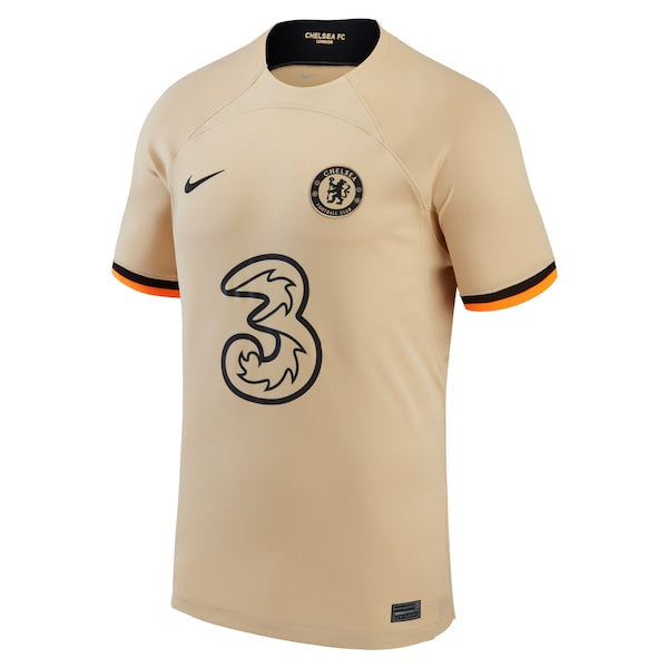 Chelsea Nike Youth 2022/23 Third Replica Jersey - Gold