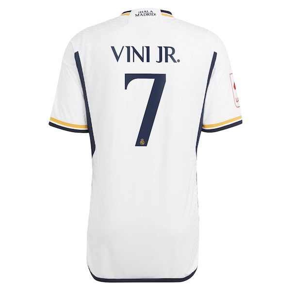Vini Jr. Los Merengues adidas 2023/24 Home Authentic Player Jersey - White