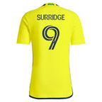 Sam Surridge Nashville SC adidas 2024 The 615 Kit Replica Player Jersey - Yellow