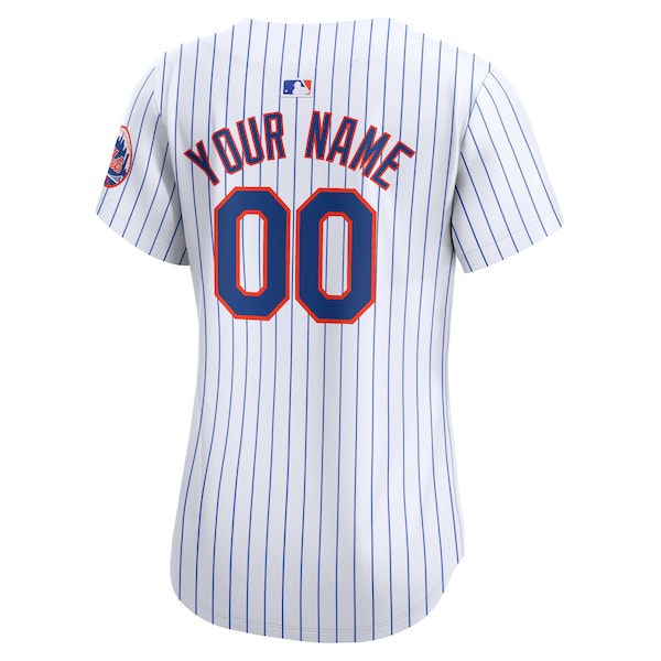 New York Mets Nike Women's Home Limited Custom Jersey - White
