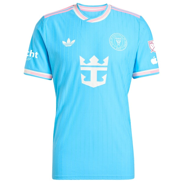 Inter Miami CF adidas Originals 2025 Third Authentic Jersey with Patch - Blue