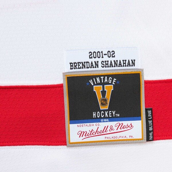 Brendan Shanahan Detroit Red Wings  2001/02 Alternate Captain Blue Line Player Jersey - White