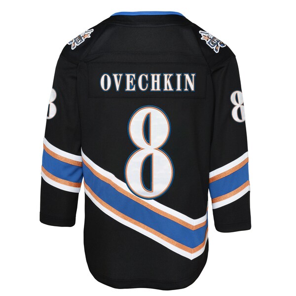 Alexander Ovechkin Washington Capitals Youth Alternate 50th Anniversary Premier Player Jersey - Black/Navy