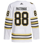 David Pastrnak Boston Bruins adidas  Primegreen Authentic Player Jersey - White/Black