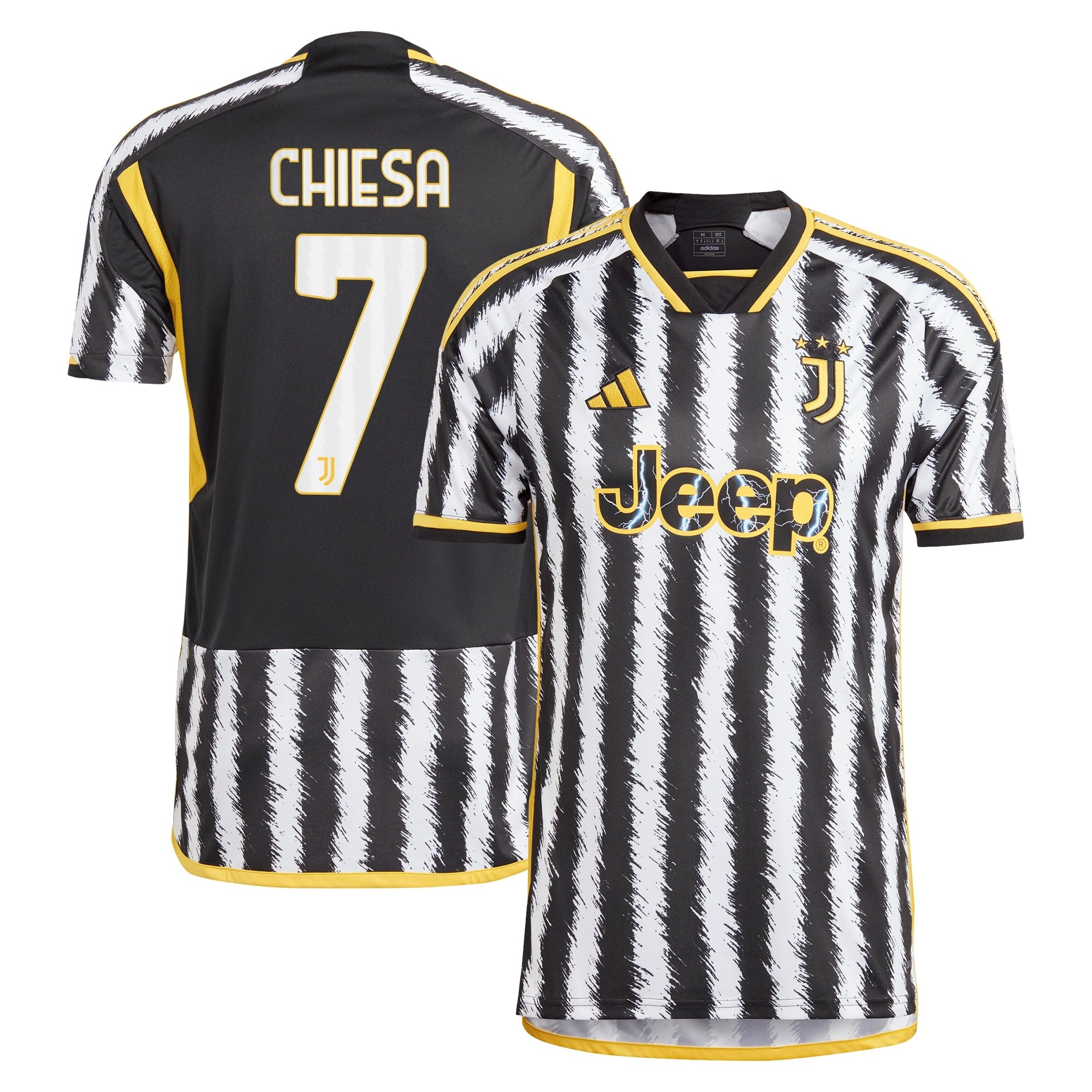 Federico Chiesa Juventus adidas 2023/24 Third Replica Player Jersey - Gray/Black/White