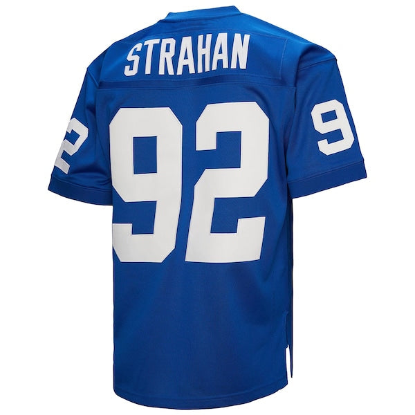 Michael Strahan New York Giants 1994  Authentic Throwback Retired Player Jersey - Royal