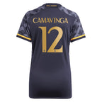 Eduardo Camavinga Los Merengues adidas Women's 2023/24 Away Replica Player Jersey - Navy/White