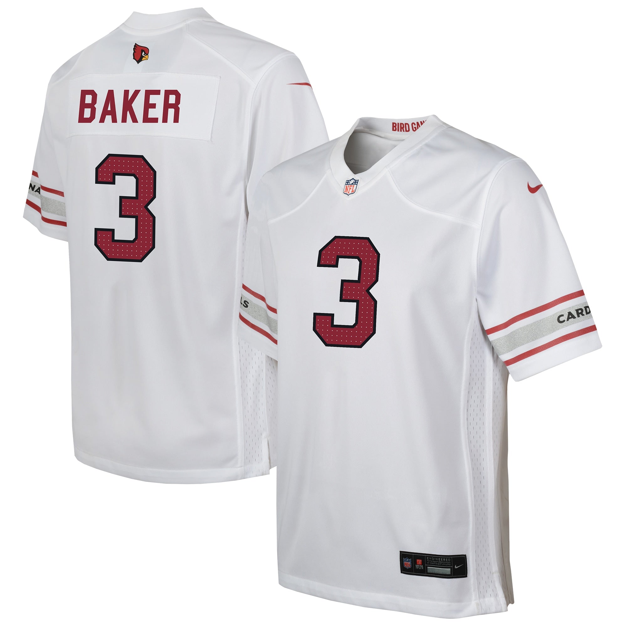 Budda Baker Arizona Cardinals Nike Youth Game Jersey - Cardinal/Black/White