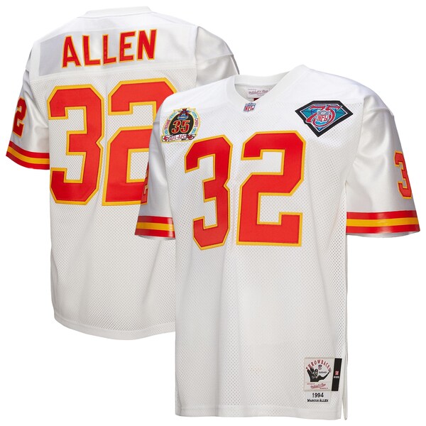 Marcus Allen Kansas City Chiefs 1994  Authentic Throwback Retired Player Jersey - White