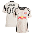 New York Red Bulls adidas Women's 2025 Stone Kit Replica Custom Jersey - Tan