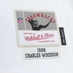 Charles Woodson Las Vegas Raiders Legacy Replica Jersey - White
