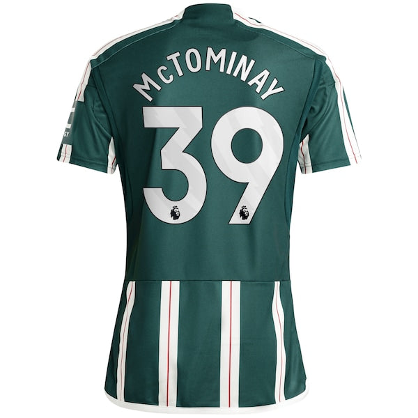 Scott McTominay Manchester United adidas 2023/24 Away Replica Player Jersey - Green/Red