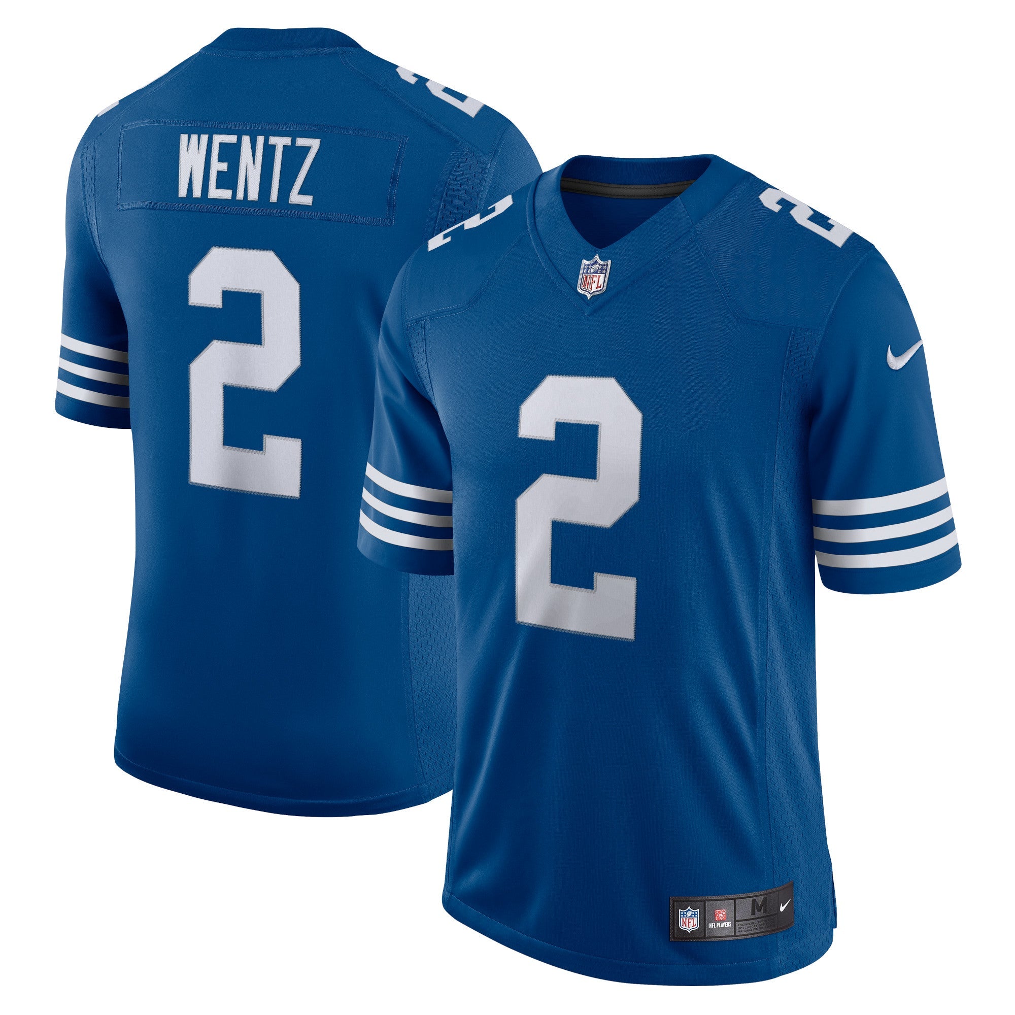 Carson Wentz Indianapolis Colts Nike Vapor Limited Jersey - White/Royal
