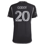 Anibal Godoy Nashville SC adidas 2024 Man In Black Kit Authentic Player Jersey - Black