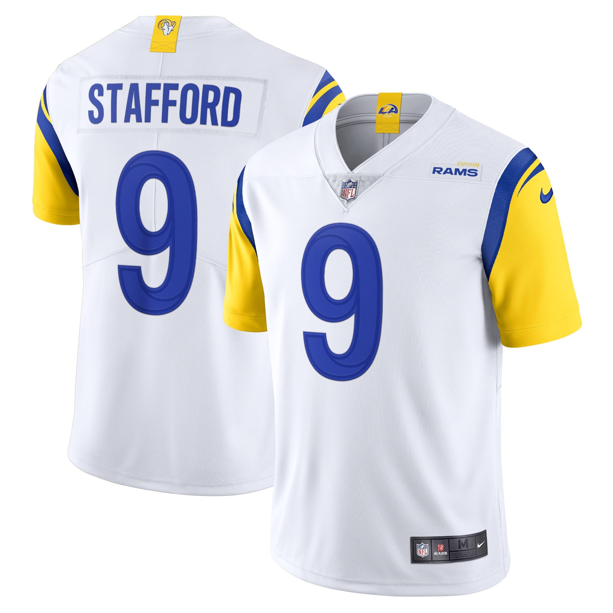 Matthew Stafford Los Angeles Rams Nike Vapor Limited Jersey - Royal/Cream/White