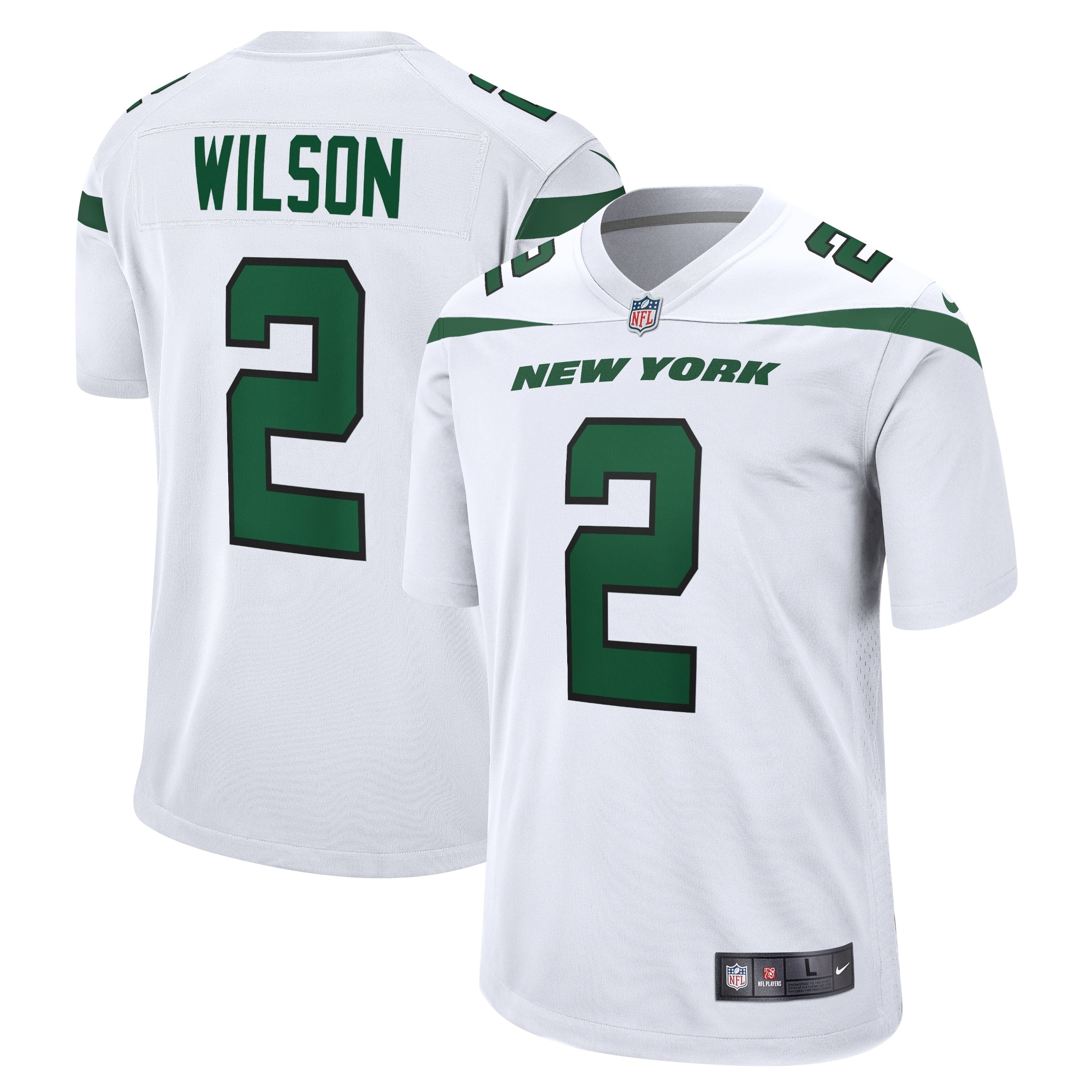 Zach Wilson New York Jets Nike Game Jersey - Gotham Green/Black/White