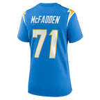 Jordan McFadden Los Angeles Chargers Nike Women's Team Game Jersey - Powder Blue