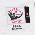 Tim Brown Las Vegas Raiders 1994  Authentic Throwback Retired Player Jersey - White