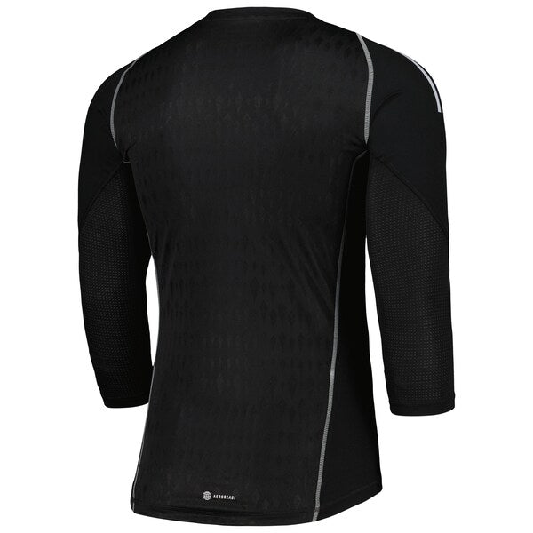 New York City FC adidas 2024 Goalkeeper Long Sleeve Replica Jersey - Black