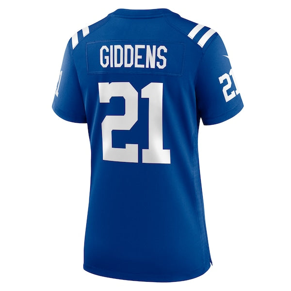 DJ Giddens Indianapolis Colts Nike Women's Team Game Jersey -  Royal