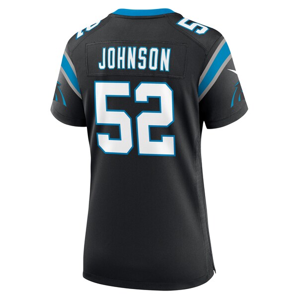 DJ Johnson Carolina Panthers Nike Women's  Game Jersey -  Black
