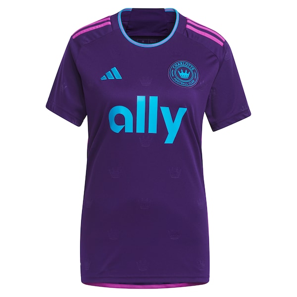 Charlotte FC adidas Women's 2023 Crown Jewel Kit Replica Custom Jersey - Purple