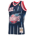 Clyde Drexler Houston Rockets 1996/97 Hardwood Classics Swingman Jersey - Navy